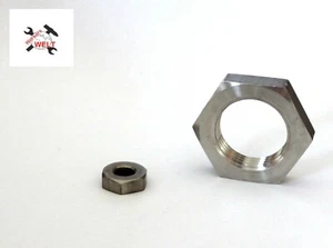 Rohrmutter DIN431 - 1/8" bis 1"   Edelstahl A2 INOX  -  Zollgewinde  Rohrmuttern - Bild 1 von 5