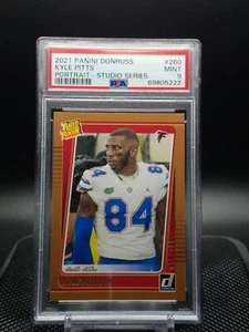 2021 Donruss Kyle Pitts Rated Rookie Portrait Studio Series /100 Mint ... PSA 9 - Picture 1 of 2