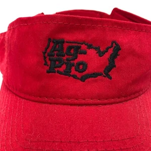 AG-PRO BORDADO LOGO ROJO UNISEX AJUSTABLE CORREA VISERA OC GORRAS NUEVAS SIN ETIQUETAS - Imagen 1 de 6