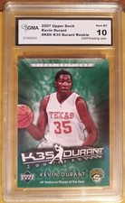 2007-08 Upper Deck First Edition K35 Rookie Kevin Durant RC #KD6, Sonics