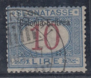 ITALY SOMALIA - Sass. Tax 11 cat 800$ used Signed E. Diena - Picture 1 of 2