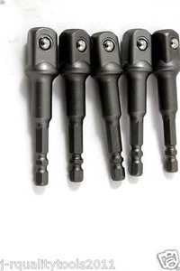 5 POWER EXTENSION BARS DRIVER BITS HEX SHANK 3/8" - Picture 1 of 1