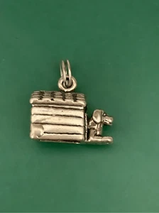 .925 Hundehütte Sterlingsilber Schmuck Charm #Haustier - Bild 1 von 5