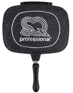 SQ Professional NEA Marbell Grill Die-Cast Magic Pan 32cm Double Sided Griddle - Picture 1 of 6