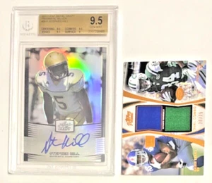 2012 Topps Gold Prime Dual Combo Relics /25 Rueben Randle Stephen Hill Rookie RC - Picture 1 of 4