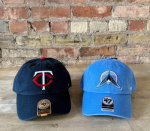 2 Baseballkappen der Marke 47 Minnesota Twins neu mit Etikett - City Connect - Größe Medium - Bild 1 von 6