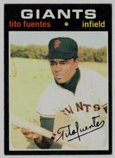 Tito Fuentes 1971 Topps #378 San Francisco Giants (ex+) A