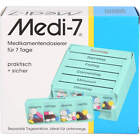 Medi-7 Medikamentendosierer fr 7 Tage in trkis, 1 St. Box 6055404
