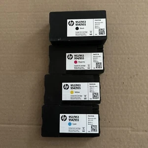 * READ * HP 952 953 954 955 Black Cyan Magenta Yellow Ink 4 pack Exp 2020 - 2023 - Picture 1 of 2