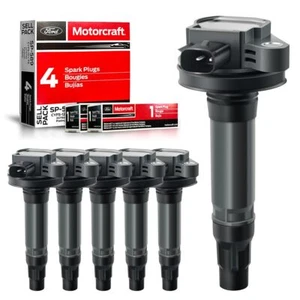 6Pcs Ignition Coil Pack & 6Pcs Motorcraft Platinum Spark Plug SP520 - Picture 1 of 8