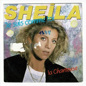 SHEILA Vinyl 45T SP 7" ICH BIN WIE DU - DIE SÄNGERIN - CARRERE 13.673 SELTEN - Bild 1 von 3