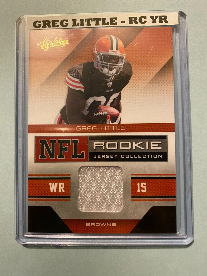 A21,506 - 2011 Absolute Memorabilia Rookie Jersey Collection #14 Greg Little - Image 1 of 1
