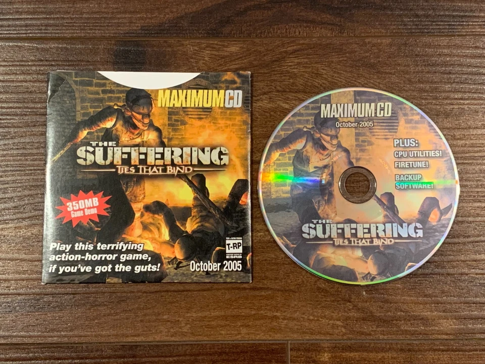 Suffering Ties That Bind DEMO Maximum PC CD Computer - TESTED - Fast Shipping - Image 1 of 1