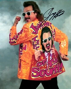 Jimmy Hart Mouth Of the South Signed 8x10 WWF Promo Photo WWE Autograph Wrestler - Picture 1 of 2