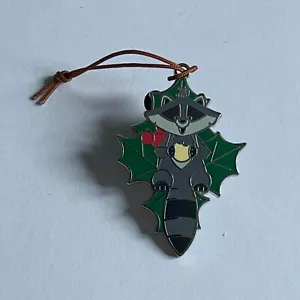 Meeko Woodland Winter Mystery Pocahontas Racoon Ornament Disney Pin (2016) - Picture 1 of 2