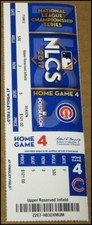 2017 Chicago Cubs Phantom NLCS Home Game 4 Baseball Ticket