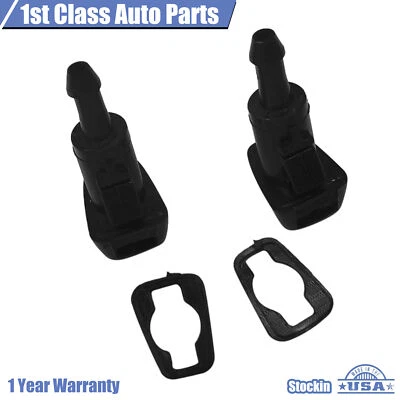 2 Pcs Rear Window Washer Nozzles Fit Subaru Impreza WRX WRX STI 86636-FG051 - Image 1 of 3