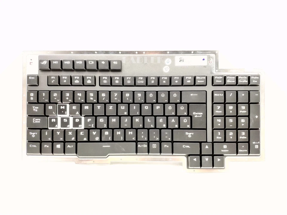 Teclado mecánico retroiluminado húngaro Magyar para Asus ROG GX800 GX800V GX800VH Foto 1 de 1