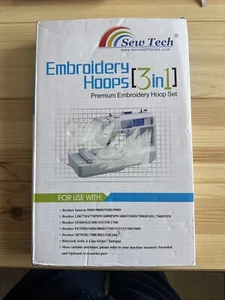 Sew Tech 3 In 1 Embroidery Hoops For Brother And Babylock Machines - Picture 1 of 8