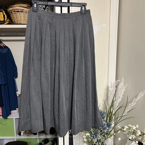 Studio Works Damen-Faltenrock seitlicher Reißverschluss halbe elastische Taille Größe 10 - Bild 1 von 9
