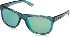 Gafas de sol Arnette 4206 verde espejo verde lente 57/18 protector UV taladro contra incendios Li - Imagen 1 de 13