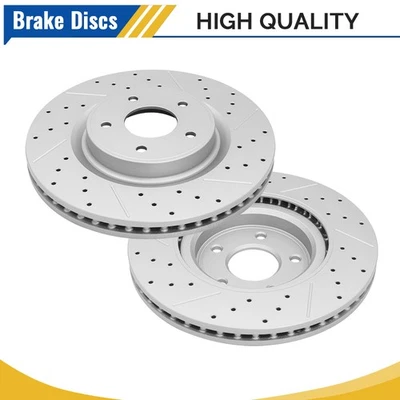 Передние тормозные диски для 2013-2024 Nissan Pathfinder Murano Infiniti QX60 JX35 - Изображение 1 из 4