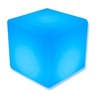 Cubo de Luz LED de 20 Pulgadas Decorativo Brillo Muebles Impermeable Recargable Ajustable... Foto 1 de 4