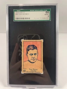 1928 W513 Tom Heeney #89 SGC 88 NM/MT 8 Vintage Boxing Strip Card - Bild 1 von 2