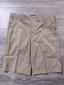 Lands End Shorts Kids Size 16 Beige School Uniform Bottoms Active Chino Boys - Picture 1 of 7
