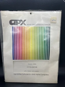 RARE Atari Program Exchange Avalanche by Dennis Koble APX 10003/ 20003 CASSETE - Picture 1 of 2