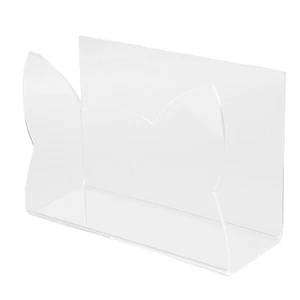 Organizador de cartas de escritorio transparente ligero irrompible acrílico soporte de correo para - Imagen 1 de 12