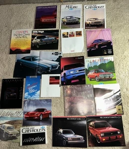 Collection 20 Different Vintage CHEVROLET BROCHURES 1970 -2005 (Lot #4) - Picture 1 of 21