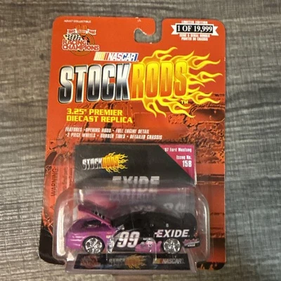 Racing Champions 1:64 Stock Rods #158, Jeff Burton #99 Exide '97 Ford Mustang Foto 1 de 2