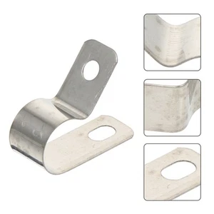 50 Pcs Thickened R-shaped Wire Clip Clamps for Steel Cable Clips Kit Outdoor - Afbeelding 1 van 12