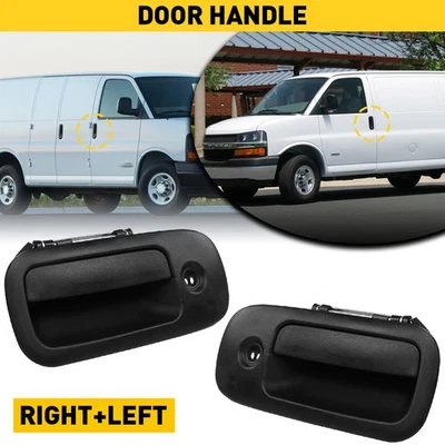 Manija de puerta exterior delantera derecha+derecha 2 piezas para GMC Savana 3500 Van 1996-2009 25942272 Foto 1 de 4