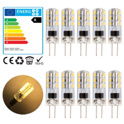 10x G4 LED 12V DC 3W  Birne Lampe Leuchtmittel Stiftsockel  Licht Warmweiß - Bild 1 von 4
