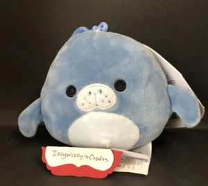 Malvaviscos blanqueadores Maeve the Manatee 3,5"" con clip nuevo con etiquetas ultra raro - Imagen 1 de 2