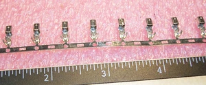 QTY (100) SVH-21T-P1.1 JST 18-22 AWG TIN CRIMP SOCKET CONTACTS TYPE-H SERIES-VH - Picture 1 of 5