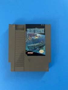 SILENT SERVICE (NINTENDO 1989) VIDEO GAME TESTED WORKS. - Picture 1 of 4