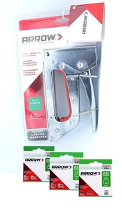 Staple Gun Light Duty Stapling Arrow JT27 Display Crafts Posters w/ JT21 Staples - Picture 1 of 19