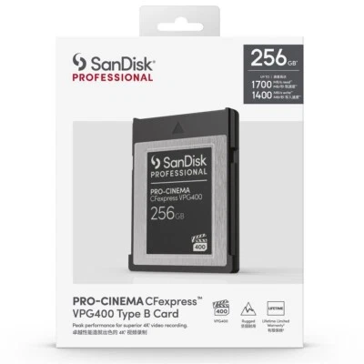 SanDisk Professional PRO-CINEMA 256GB CFexpress  Type-B Memory Card - Image 1 of 2