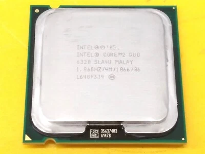 ⭐️⭐️⭐️⭐️⭐️ CPU Processor Intel Core 2 Duo E6320 SLA4U 1.86GHz - Image 1 of 2