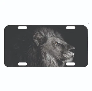 Lions Head License Plate Auto Tag - Picture 1 of 1