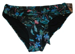~¡Bikinis para mujer Daisy Fuentes con flores corbata delantera cintura alta! nuevos con etiquetas Talla 14:)~ - Imagen 1 de 2