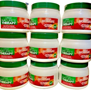 L'Oreal Natures Therapy Mega Moisture Nurturing Hair Mask Creme, 16 Oz - 9 LB - Picture 1 of 3
