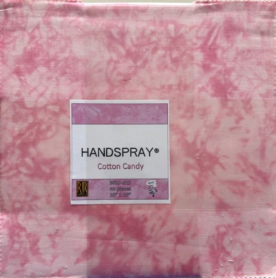 AEROSOL DE MANOS ALGODÓN DE AZÚCAR 40 PIEZAS 10X10 CAPAS PASTEL POR TELAS RJR Foto 1 de 4