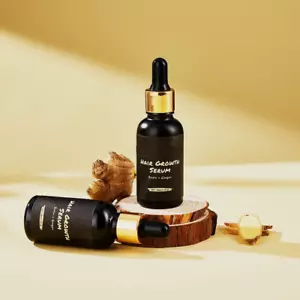2x Natural Hair Growth Serum Oil, 30ml - Biotin, Rosemary, Ginger, Polygonum - Picture 1 of 8