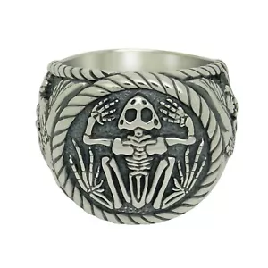 Frogman Combat Diver Navy Seals Scuba Sterlingsilber Herrenring Militär - Bild 1 von 3