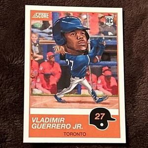 2019 Panini Chronicles Score Vladimir Guerrero Jr #9 Rookie RC Big Head NM - Picture 1 of 7