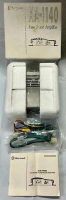 Amplificador estéreo para automóvil Sherwood XA-1140 de colección nuevo en caja 2 canales a prueba de balas Foto 1 de 4
